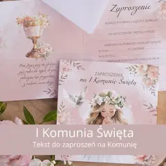 Zaproszenie na komunię: Jak poprawnie wypisać? Uniknij błędów!
