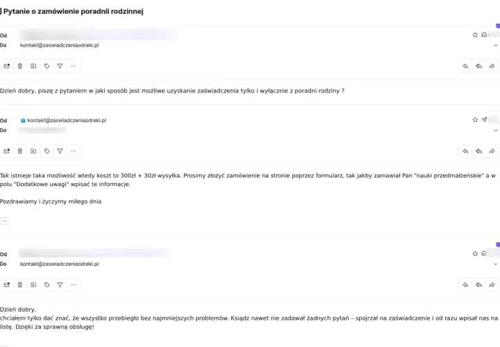 Zaświadczenie z poradni rodzinnej do ślubu kosztuje 300 zł + 30 zł wysyłka. Zamówienie przez formularz.
