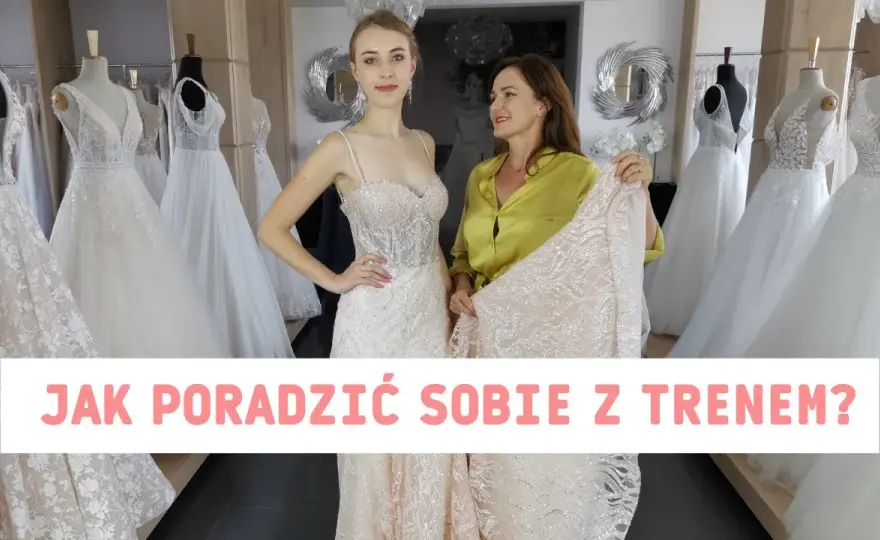 Podpięcie trenu sukni ślubnej: Metody, triki, plan awaryjny