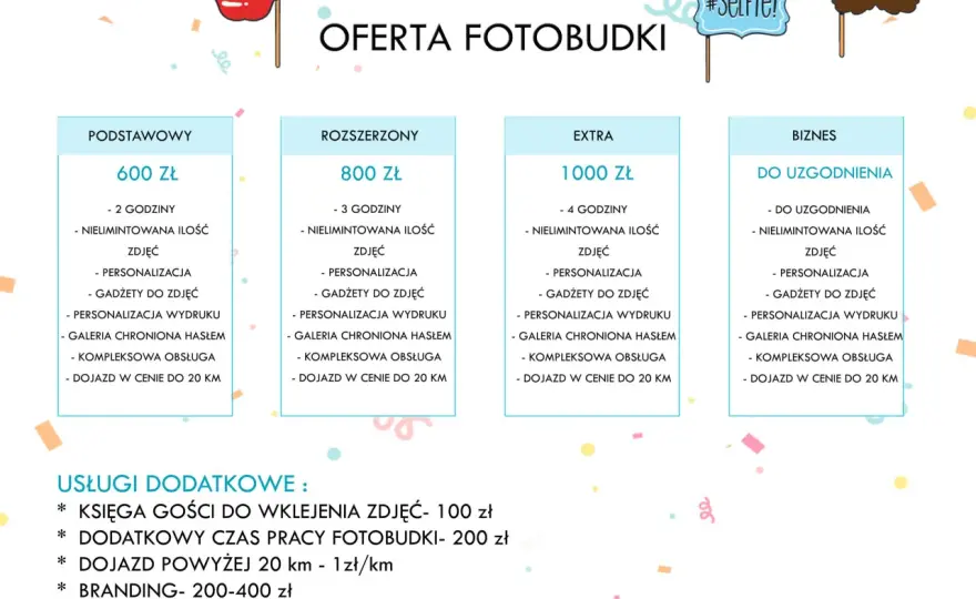 Ile kosztuje fotobudka na wesele - Sprawdź ceny i uniknij dopłat