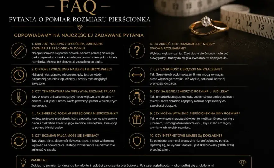 Obwód 6 cm - jaki to rozmiar pierścionka? Sprawdź, jak uniknąć błędów