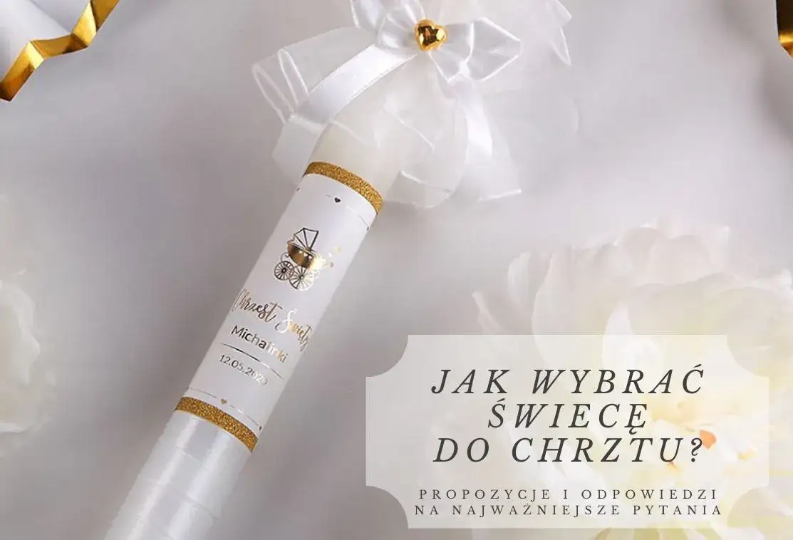 porównanie świecy od chrztu i nowej świecy komunijnej