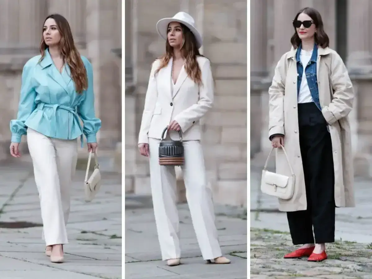 Eleganckie stylizacje pokazują, czy na komunie można ubrać się na biało. Jasne garnitury i pastelowe komplety.